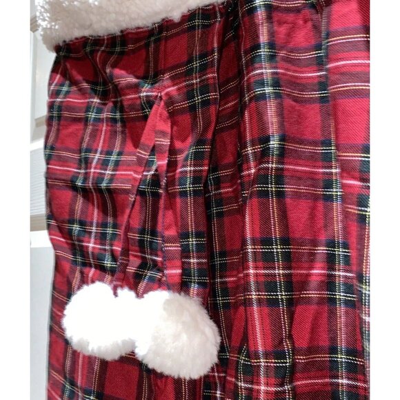 Pottery Barn Kids Leland Tartan Plaid Santa Bag Sack Christmas Stocking 33 x 40 - Picture 8 of 16